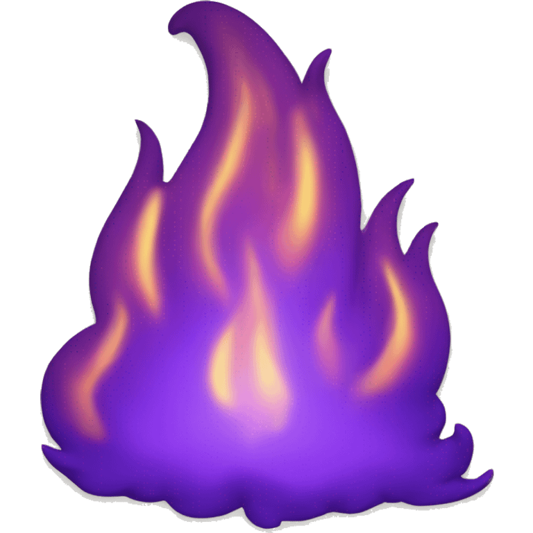 Purple fire emoji