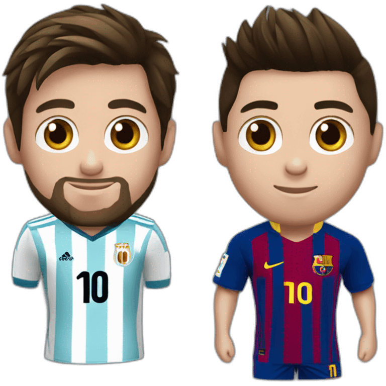 Messi et Cr7 emoji