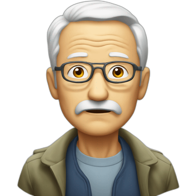 old man nuclear attack emoji