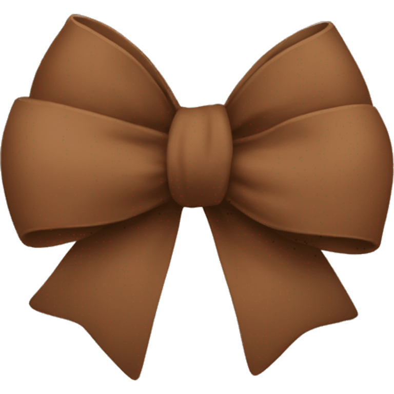 Brown bow emoji