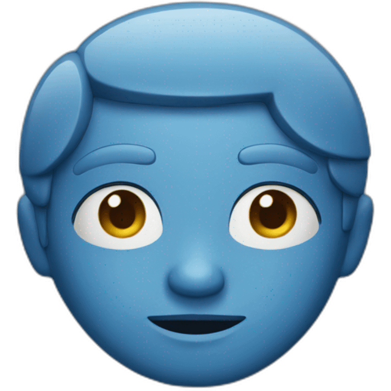 Bleue loock emoji