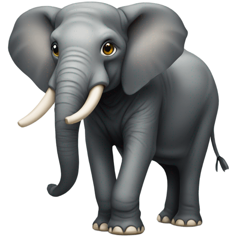 Cool elephant emoji