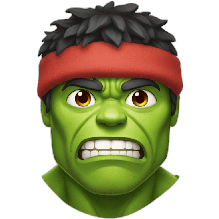 hulk wears red christmas hood emoji