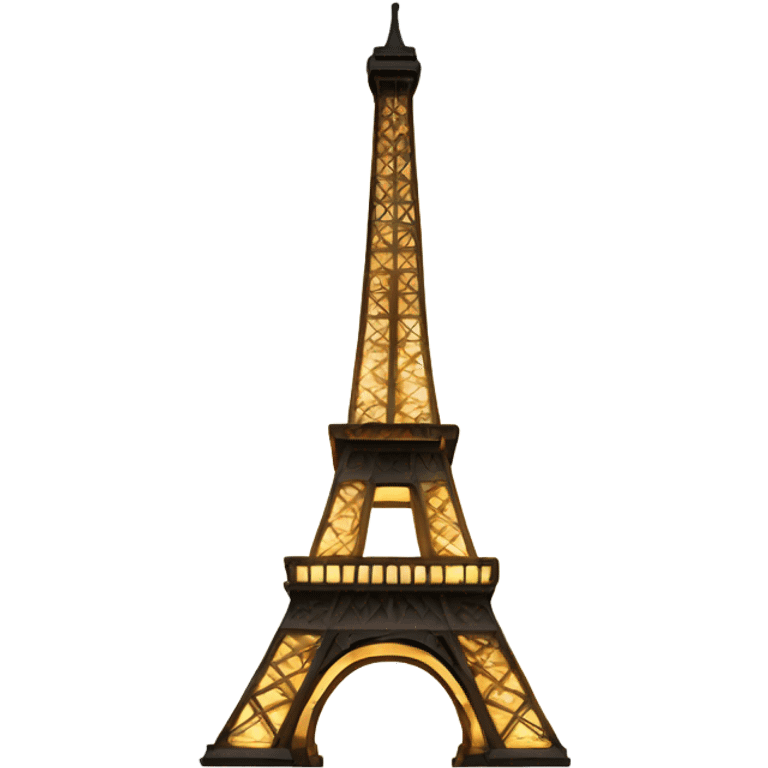 Eiffel Tower lit up  emoji