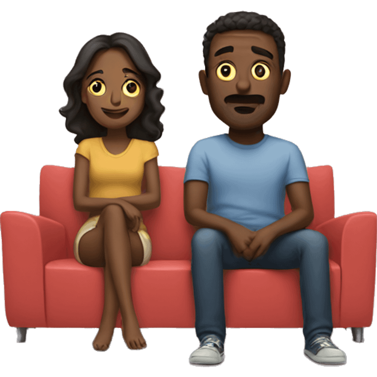 couple watching netflix  emoji