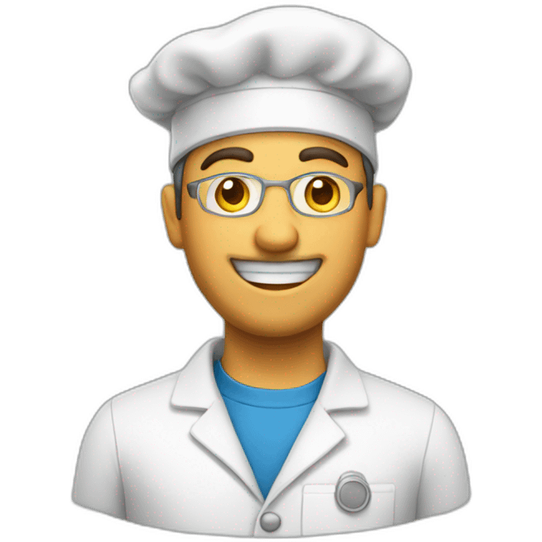 Engineer man cook emoji