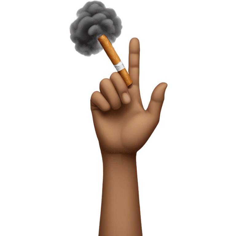 Smoking a cigarette emoji