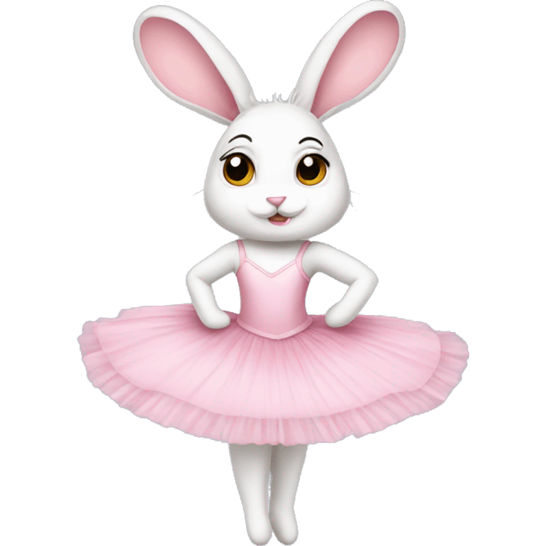 Ballerina bunny emoji