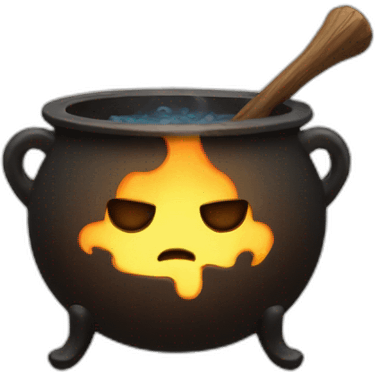 stirring magic cauldron emoji