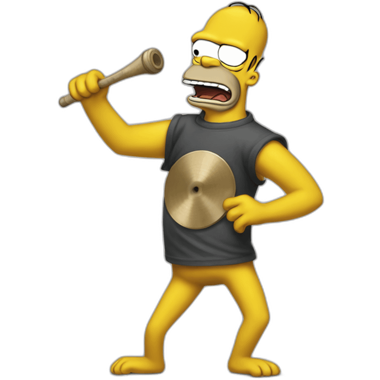 Cymbal monkey homer simpson emoji