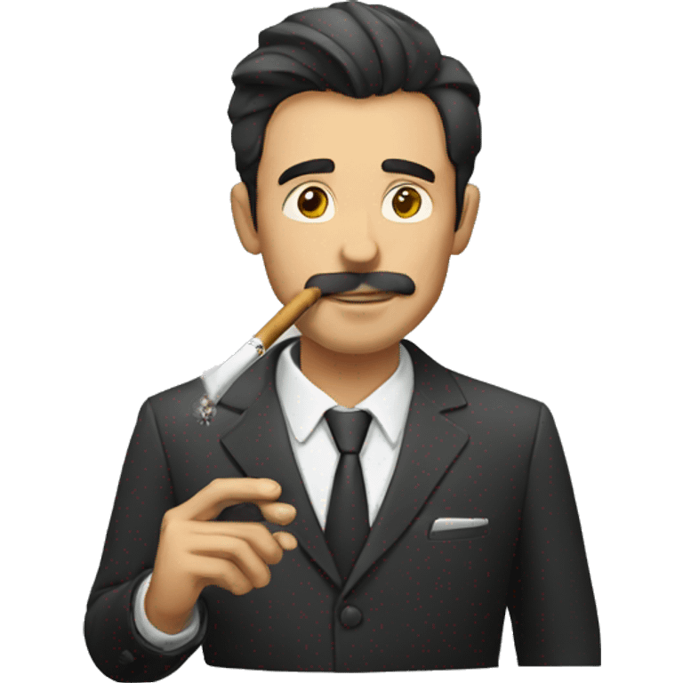 Man smoking emoji