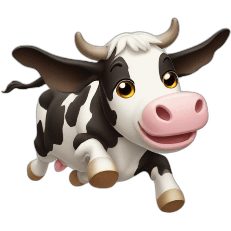 flying cow emoji