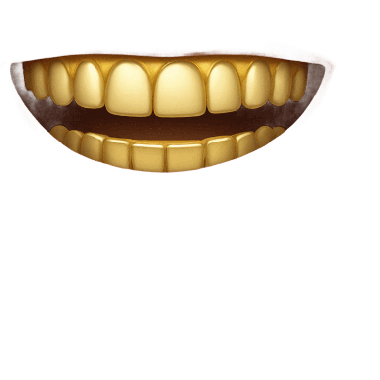 Gold tooth emoji