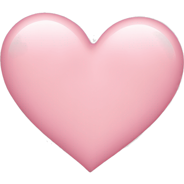 light pink heart emoji