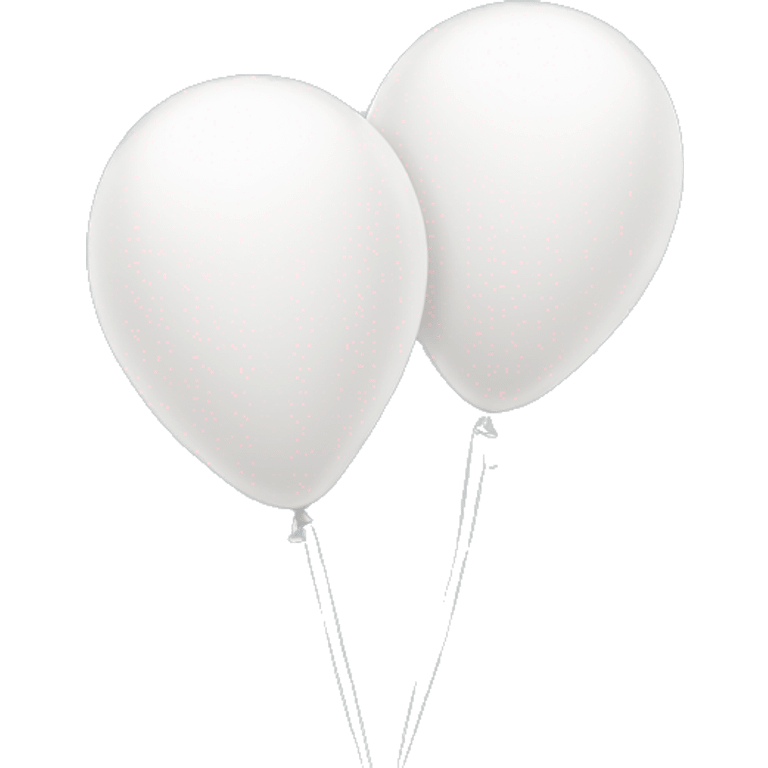 white ballons emoji