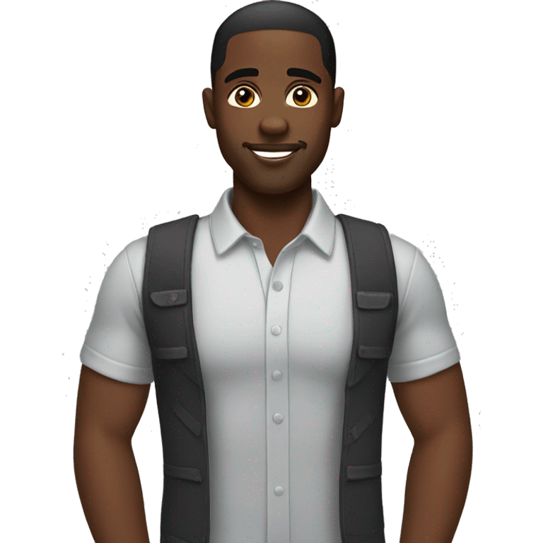 black gay man emoji