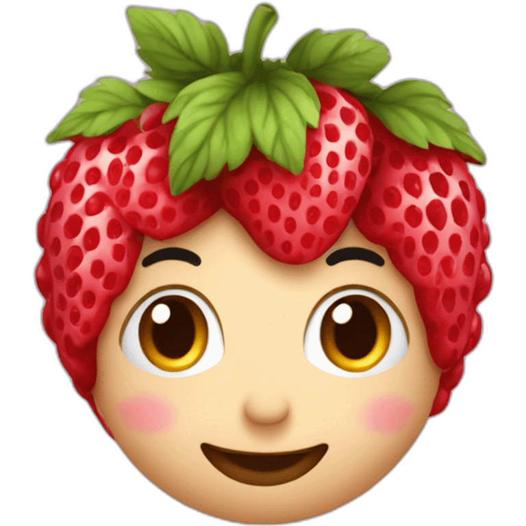 Fraise framboise myrtille emoji