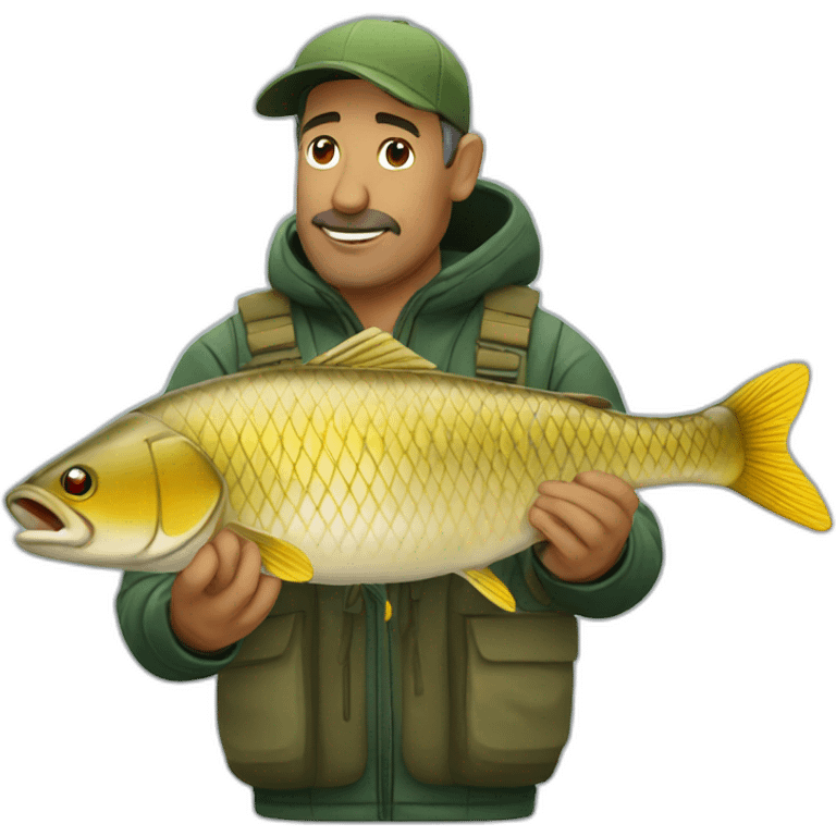 carp fisherman emoji