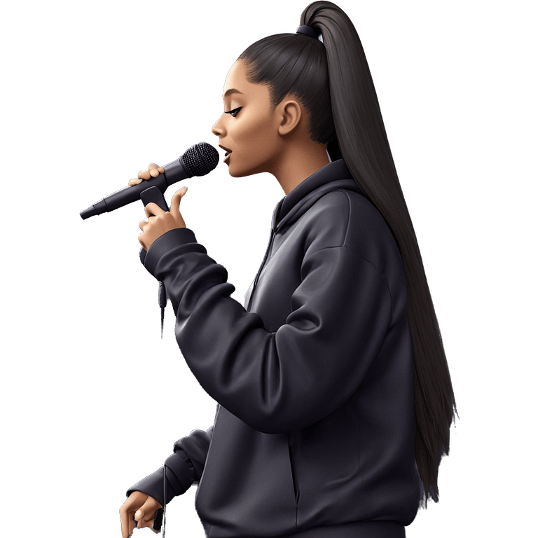 girl singing with microphone emoji