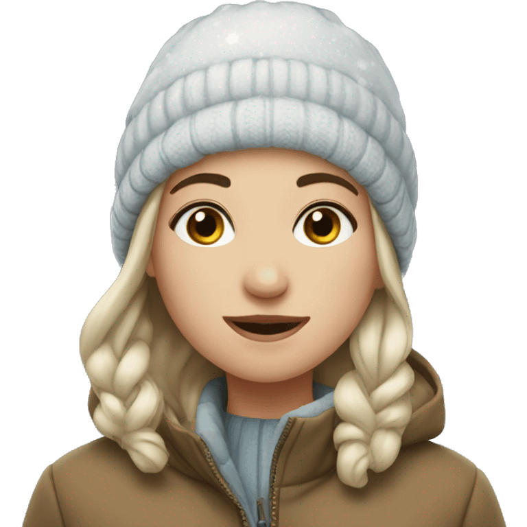 Girl in winter emoji