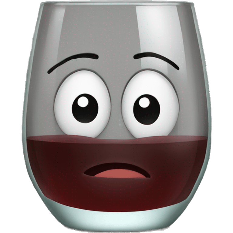 whine glass emoji