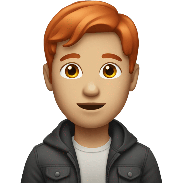 Person with short red hair  emoji