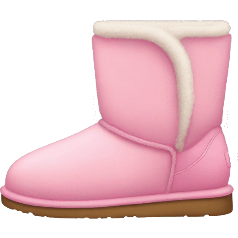 Pink ugg emoji