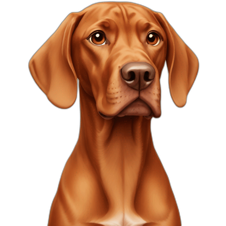 Dog vizsla full-height emoji