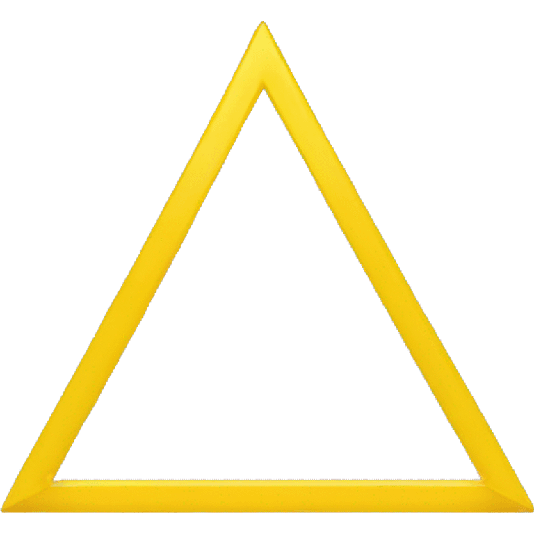 Yellow pointed side down triangle emoji