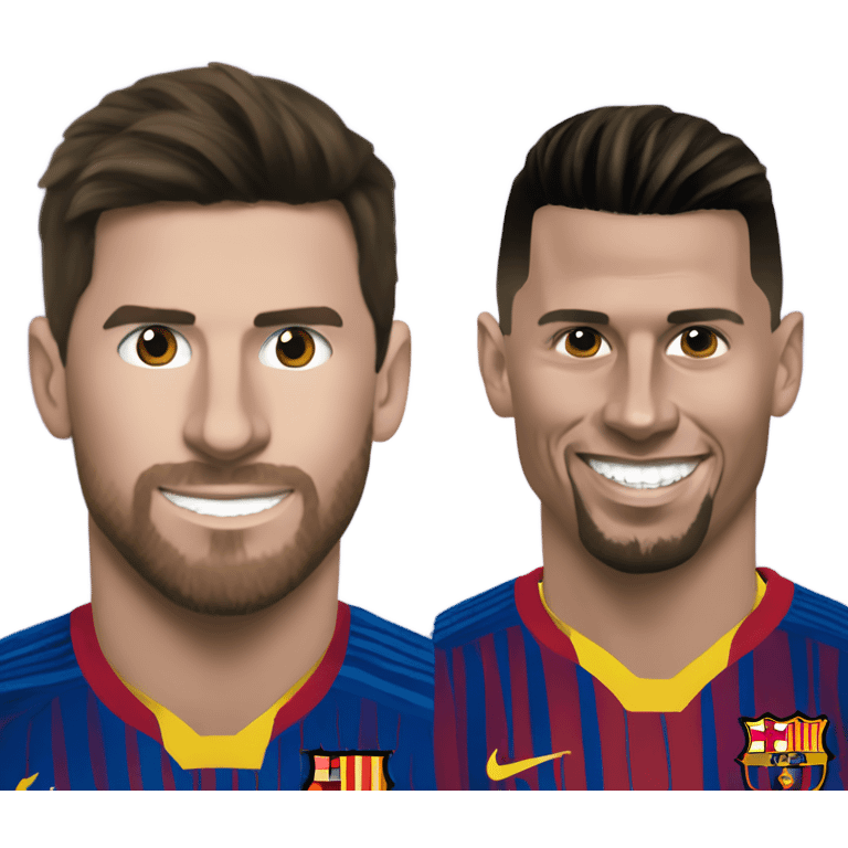 Messi and Ronaldo combined  emoji