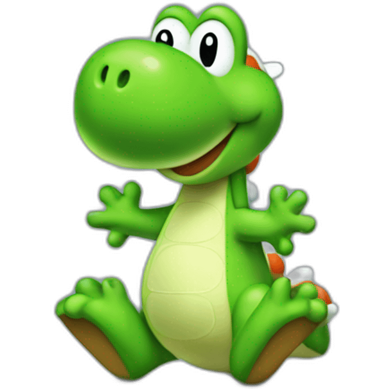 yoshi sur une croix emoji