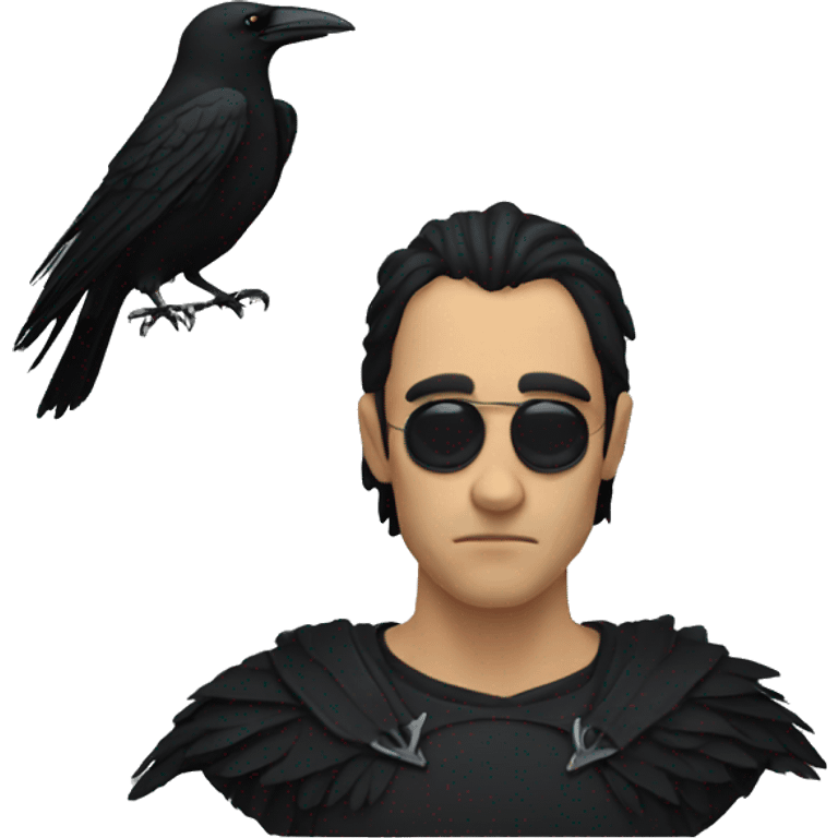 the crow emoji