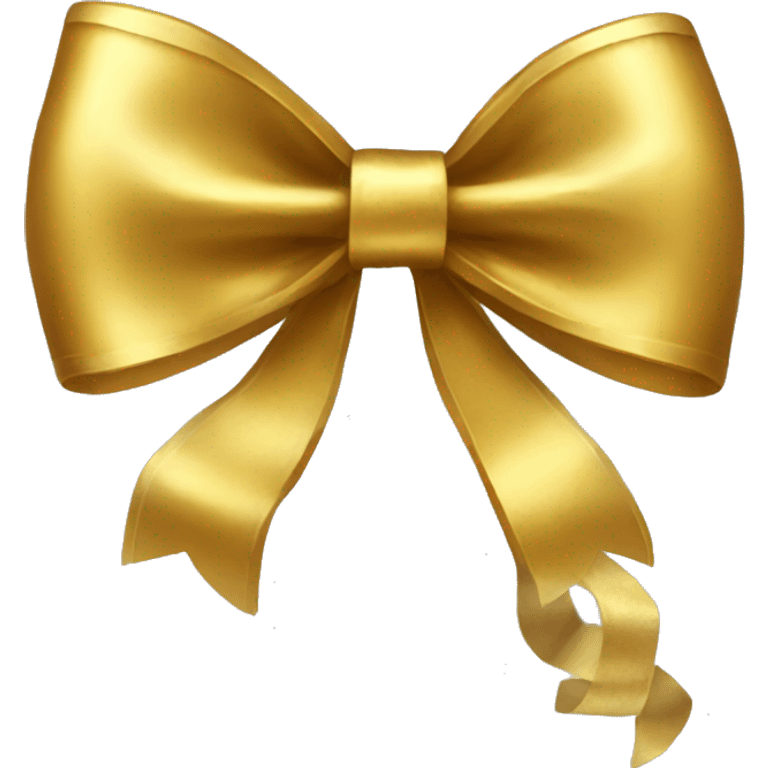 gold bow emoji