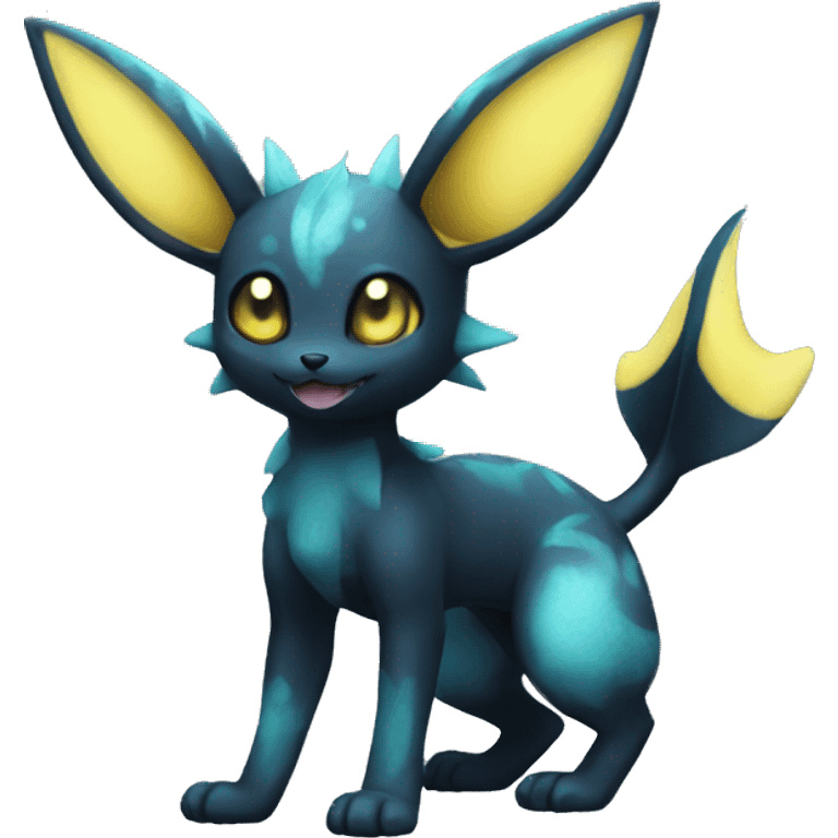 Umbreon-Vaporeon full body emoji