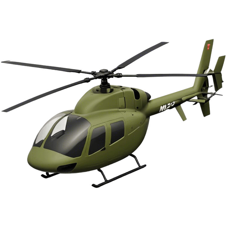 MD 500 - MD Helicopters (Model Year: 2021) (Iconic colour: Olive green) emoji