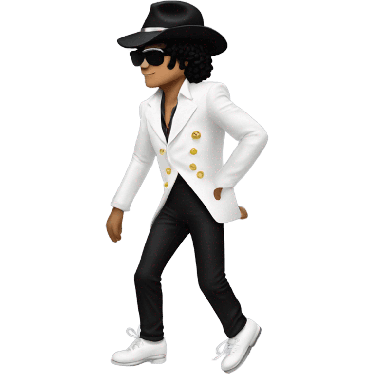 Michael Jackson moonwalk emoji