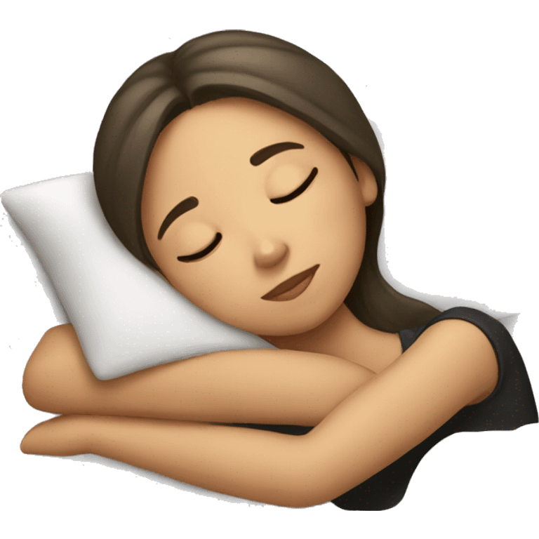 girl sleeping emoji