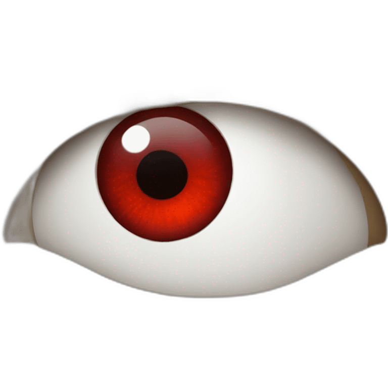 bloodshot eyes pointing up emoji