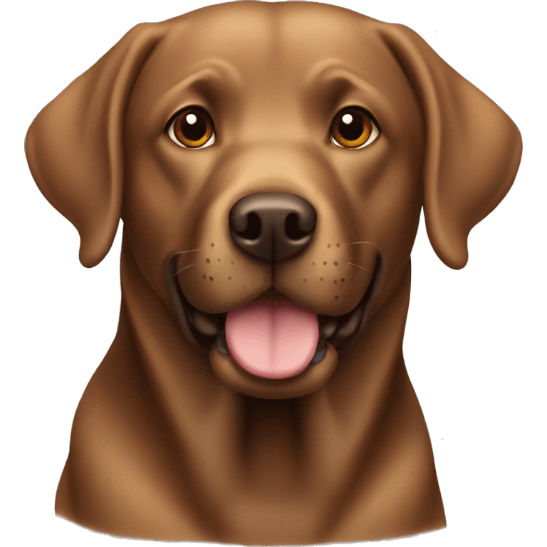 brown labrador emoji