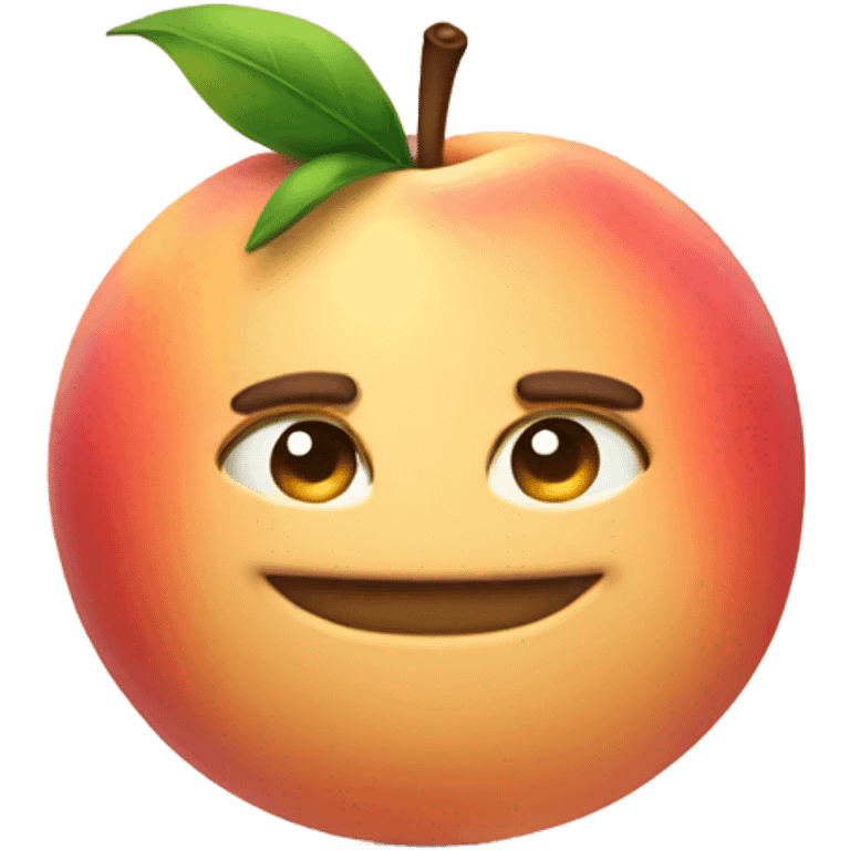 smirking peach  emoji