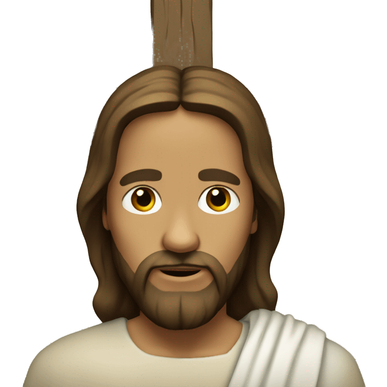 Jesus on a cross  emoji