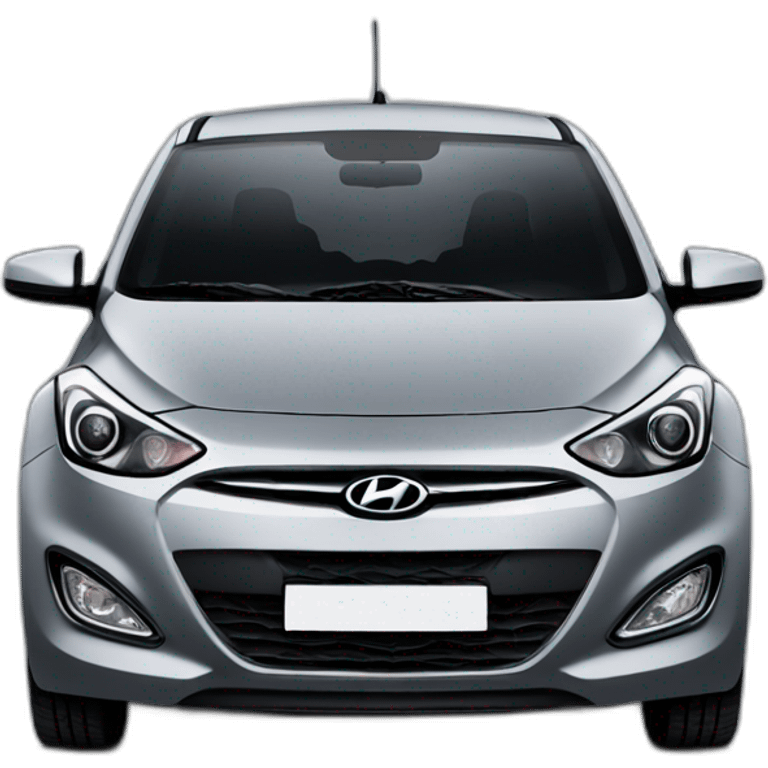 grey hyundai i20 from 2013 emoji