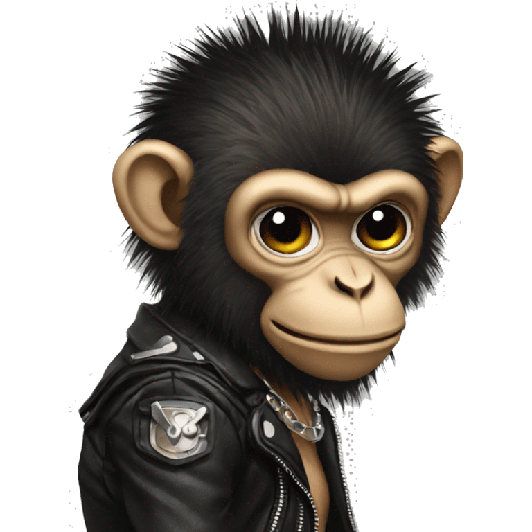 Punk monkey  emoji