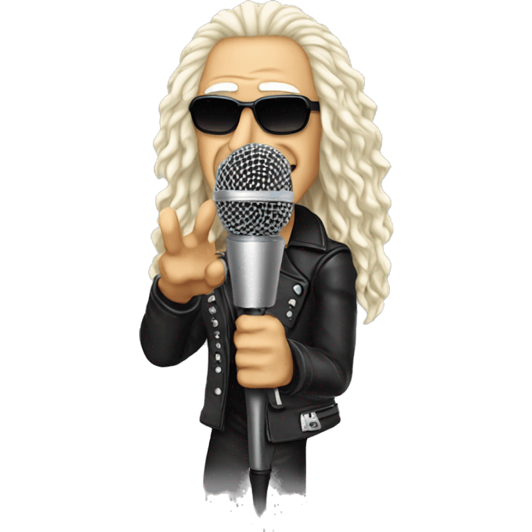 Dee Snider and microphone emoji