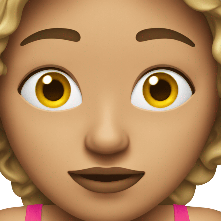 A women in a bikini emoji