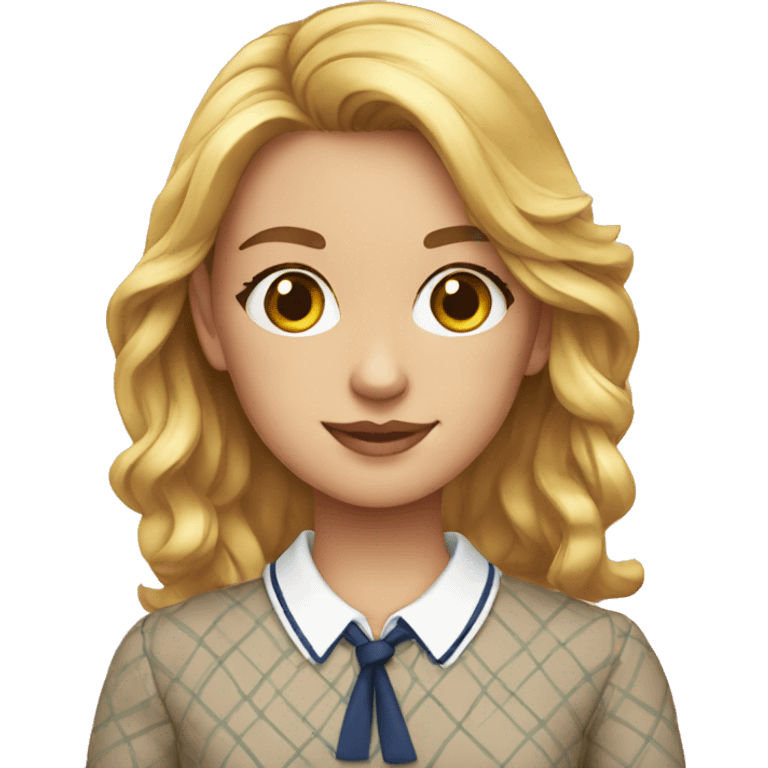 preppy girl emoji