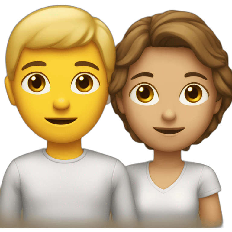 Deux personnes s'aiment emoji