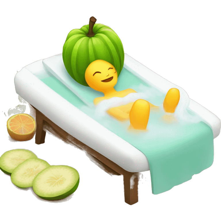 Fruit Relaxing SPA emoji