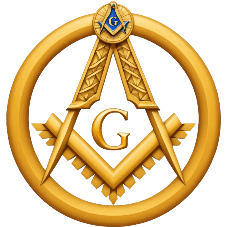 Freemason logo with letter g emoji