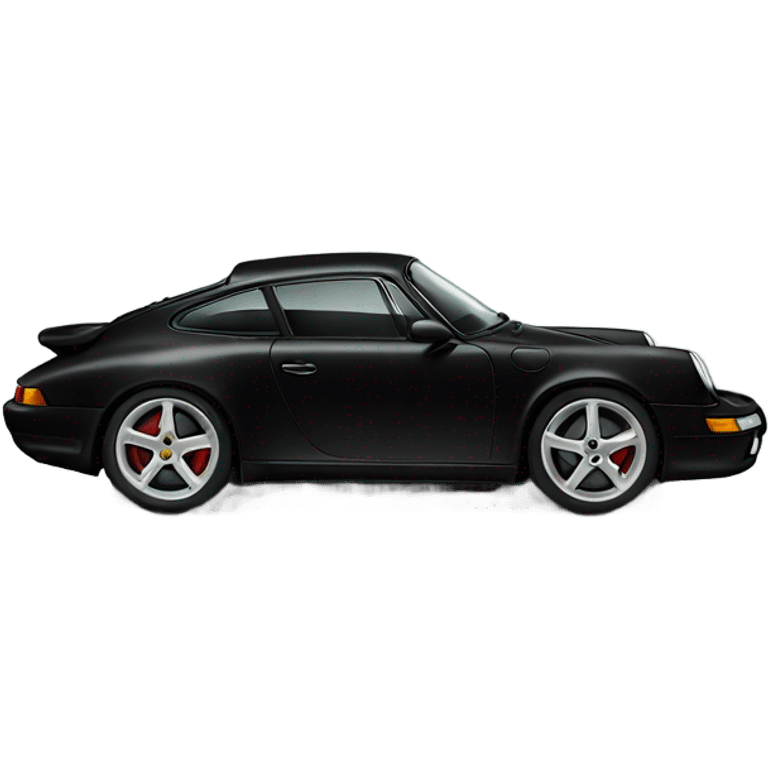 black porsche  emoji